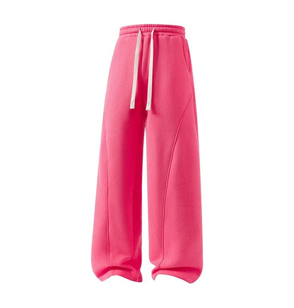 Unisex Fleece Thermal Lined Sweatpants - Oversize Comfort