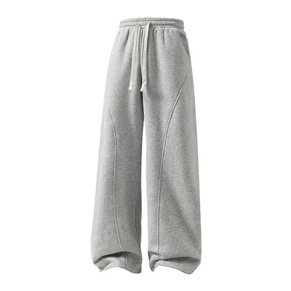 Unisex Fleece Thermal Lined Sweatpants - Oversize Comfort
