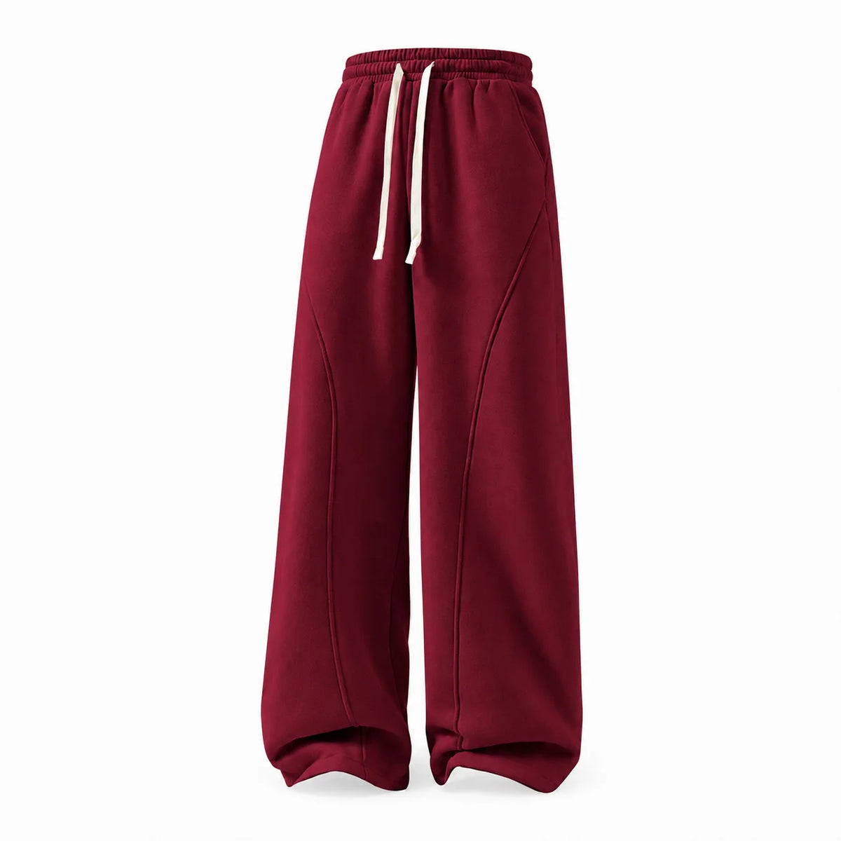 Unisex Fleece Thermal Lined Sweatpants - Oversize Comfort