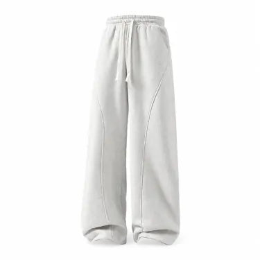 Unisex Fleece Thermal Lined Sweatpants - Oversize Comfort