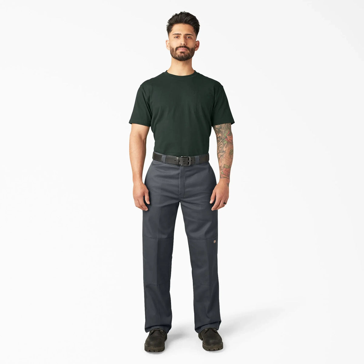 Men's Loose Fit Double Knee Work Pants