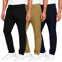 (Tech Stretch) Black - Dark Khaki - Navy