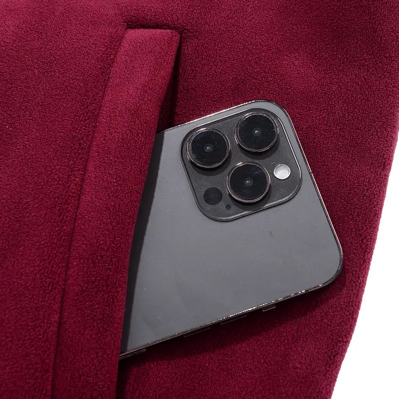 Men's Ethnic Pattern Full-Zip Fleece-Lined Long-Sleeve Knitwear Coat