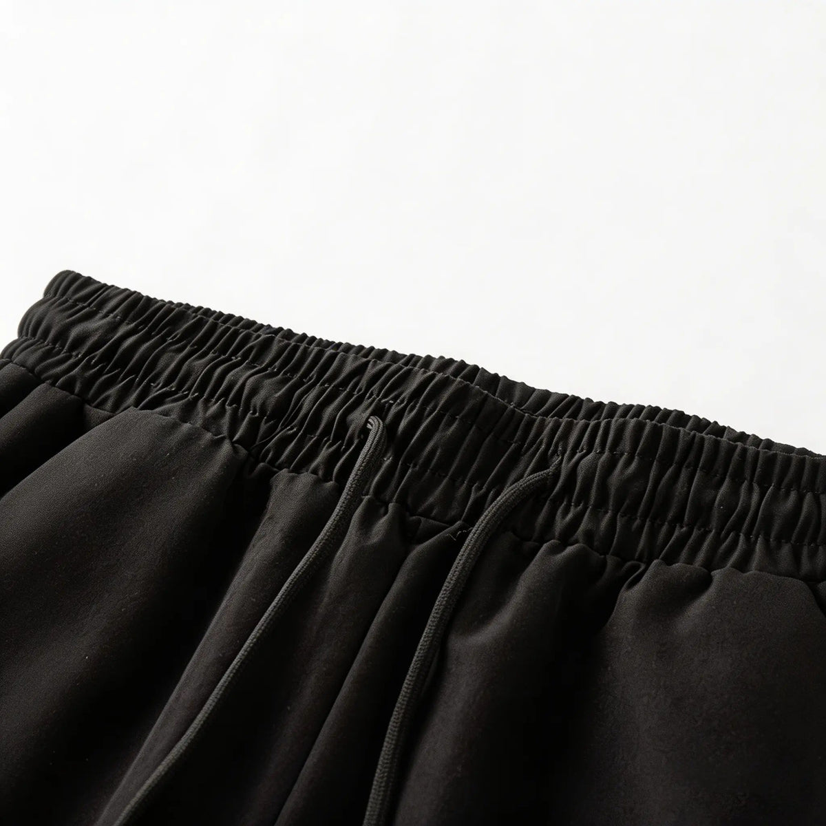 Men's high street style contrasting color splicing side striped tied wide-leg pants