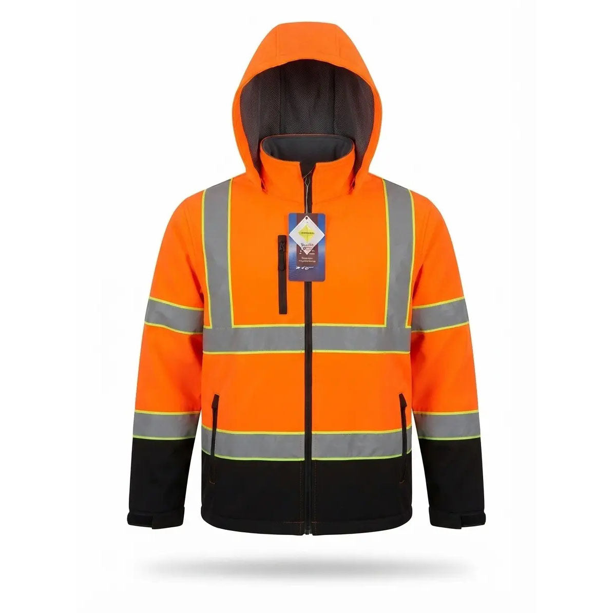 Men's ANSI/EN Certified Hi-Vis Waterproof Fleece Work Jacket