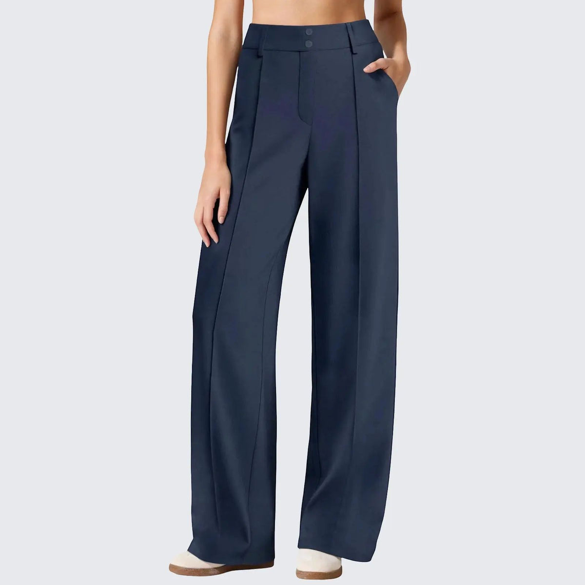 Women's High-Rise Straight Leg Ponte Pants