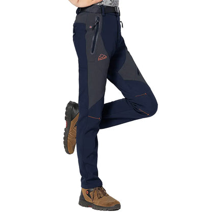 Women's Waterproof Insulated Fleece-Lined Thermal Ski & Hiking Pants