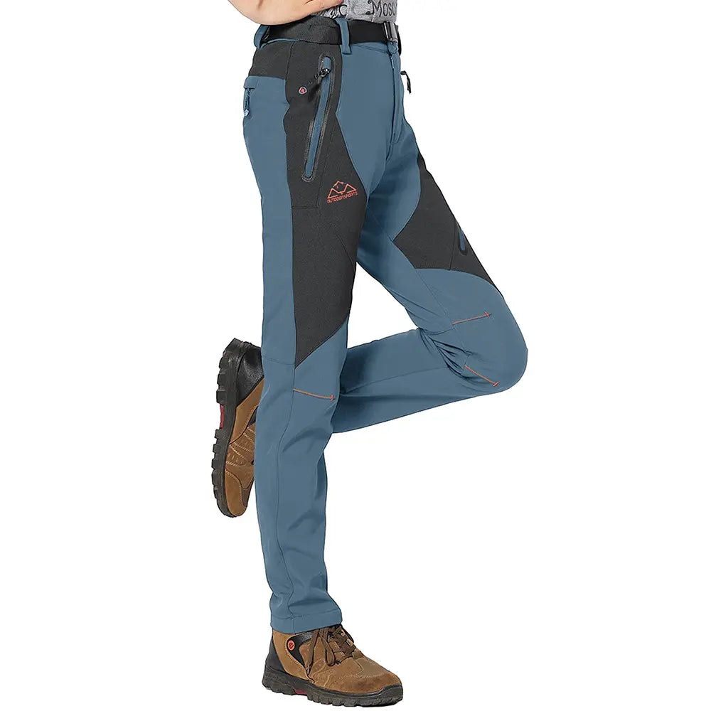 Women's Waterproof Insulated Fleece-Lined Thermal Ski & Hiking Pants