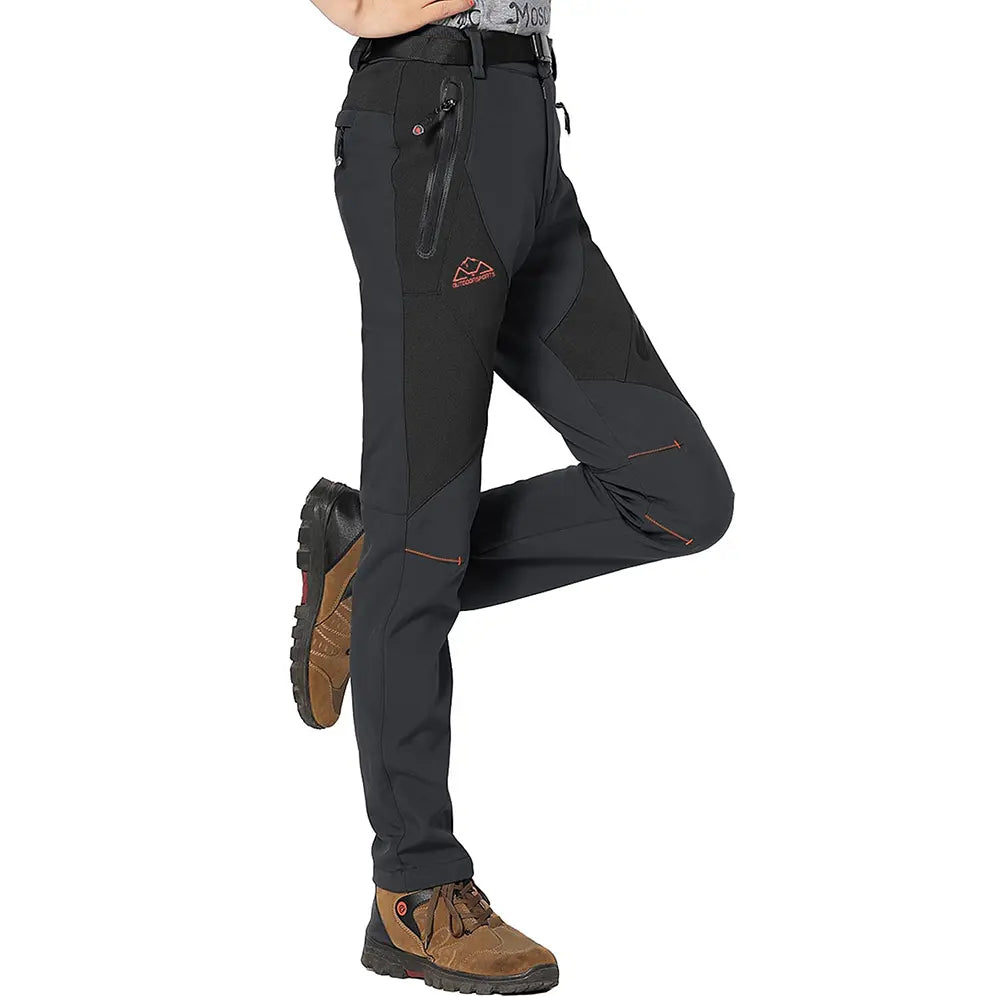 Women's Waterproof Insulated Fleece-Lined Thermal Ski & Hiking Pants