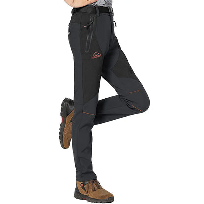 Women's Waterproof Insulated Fleece-Lined Thermal Ski & Hiking Pants