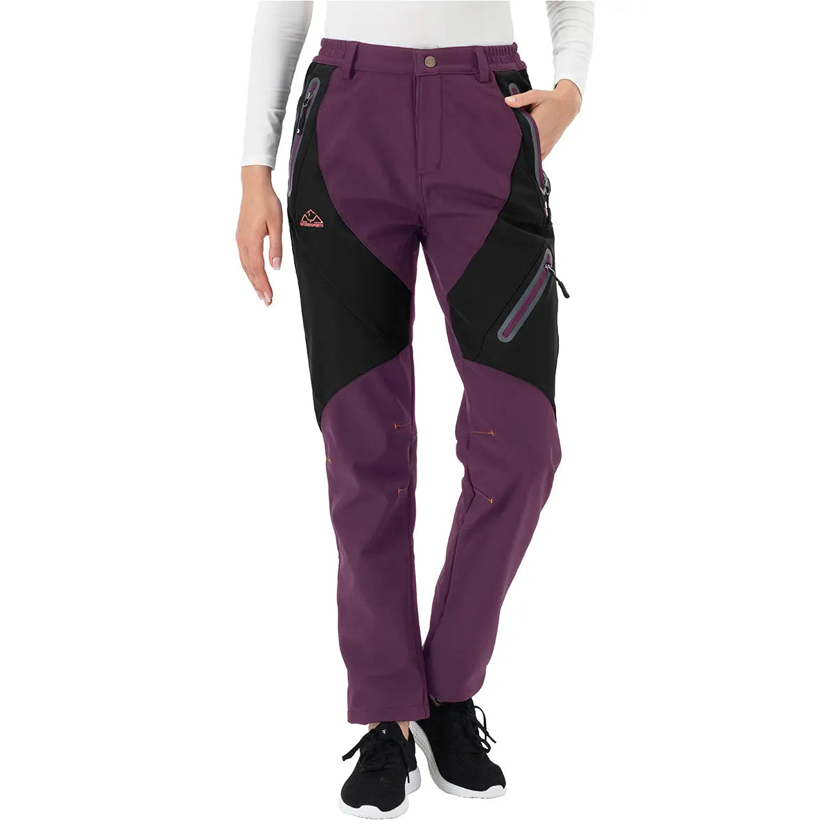 Women's Waterproof Insulated Fleece-Lined Thermal Ski & Hiking Pants
