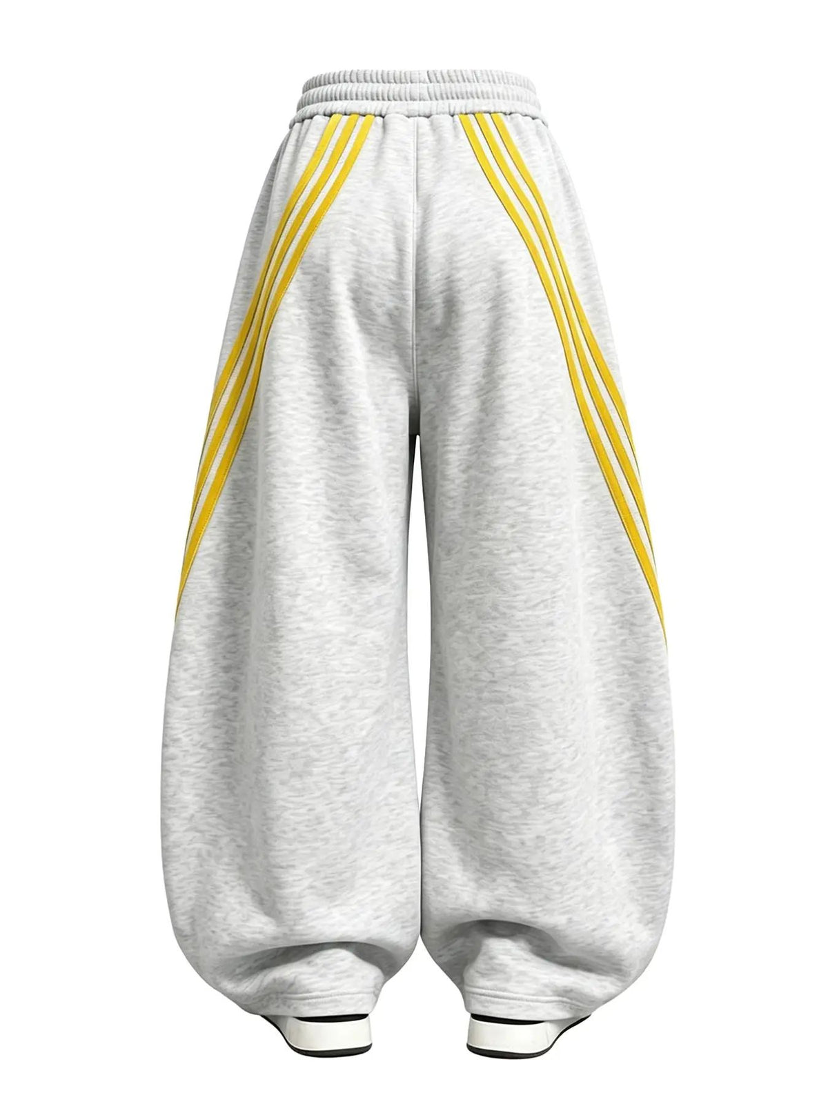 Women's Retro Three-Stripe Colorblock Wide Leg Pants