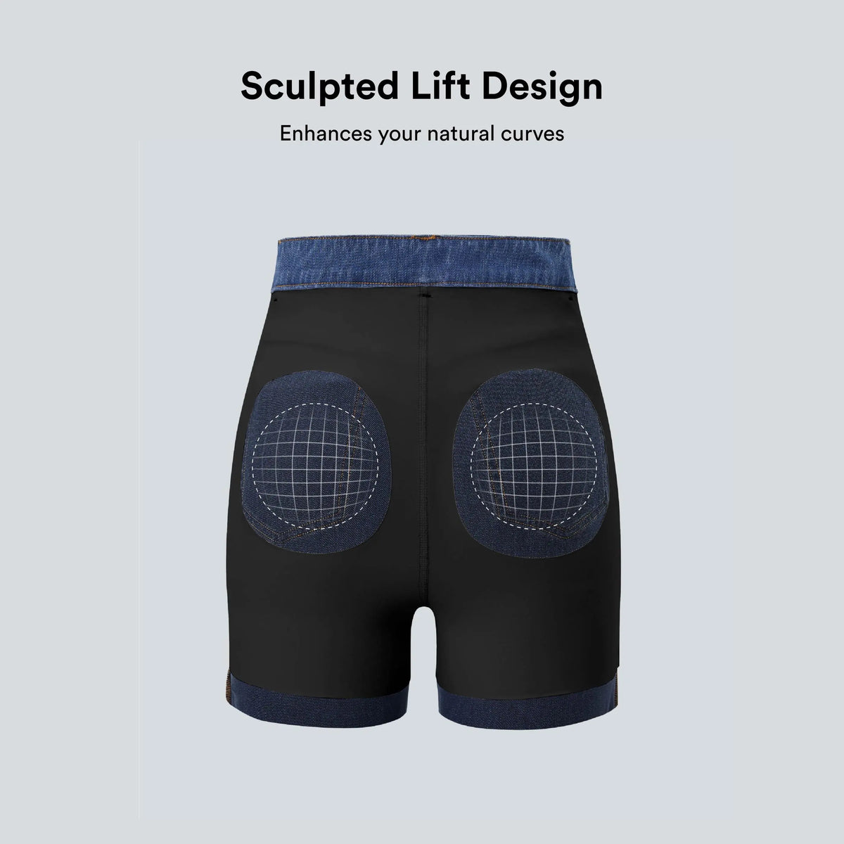 Women's Flex High Waisted Sculpted Lift Design Straight Leg Casual Jeans with Pockets