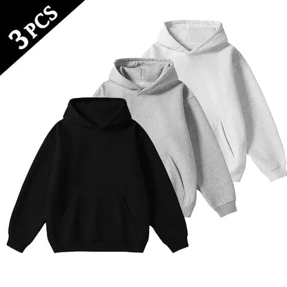 Men's Cotton Blend Hoodie Long Sleeve Pullover Black Beige Casual Wear