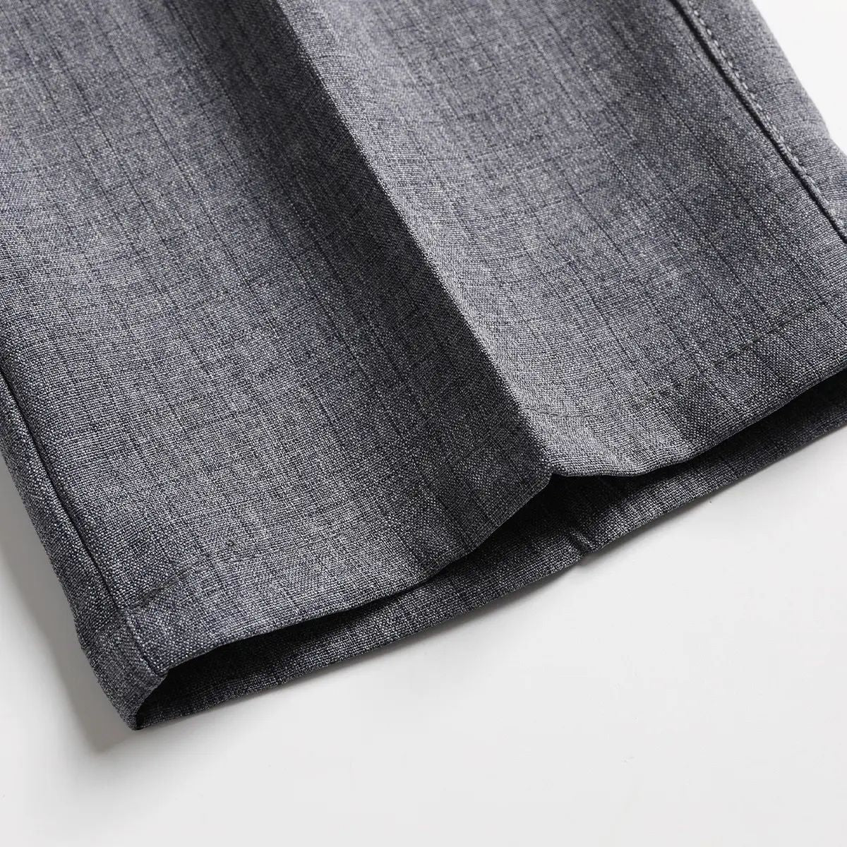 Men's Business Casual Dress Pants (4pcs) - Slim Fit Straight Leg, Plain Classic Menswear with Draping Effect