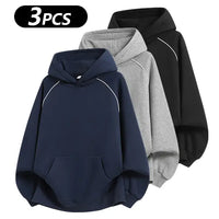 Black + Light Gray + Dark Blue