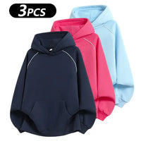 Light blue + rose red + dark blue