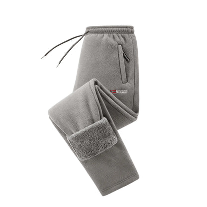 Men's Polar Fleece Thermal Athletic Pants with Thick Insulated Lining