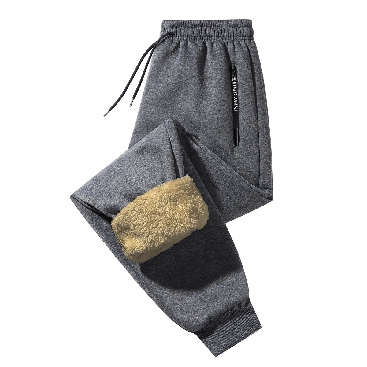 Women's Polar Fleece Thermal Joggers with Thick Warm Lining
