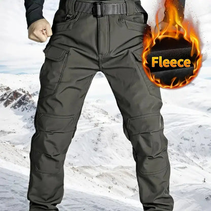 Men's Fleece-Lined Tactical Outdoor Pants
