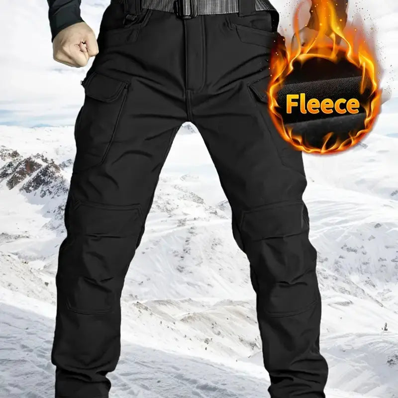 Men's Fleece-Lined Tactical Outdoor Pants