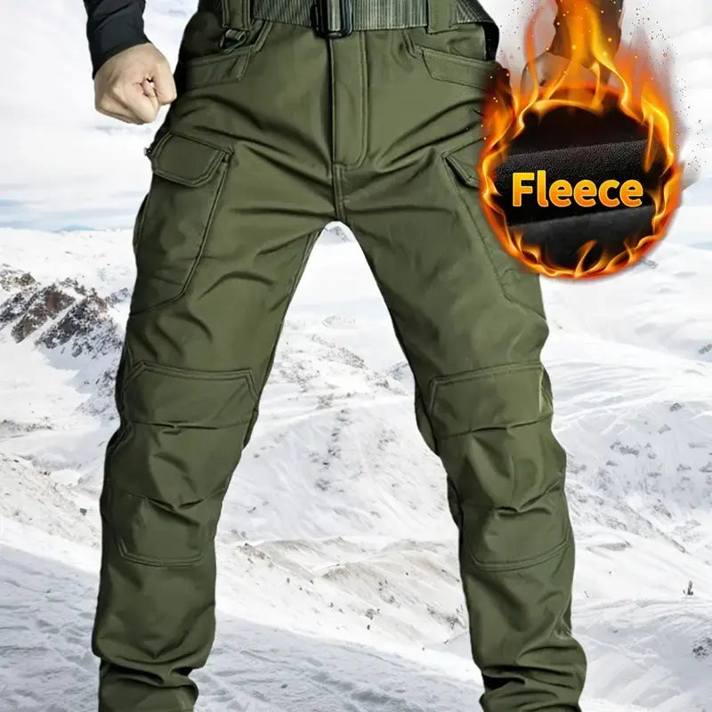 Men's Fleece-Lined Tactical Outdoor Pants