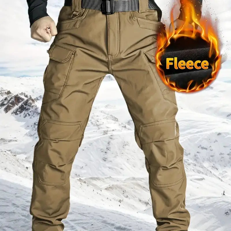 Men's Fleece-Lined Tactical Outdoor Pants
