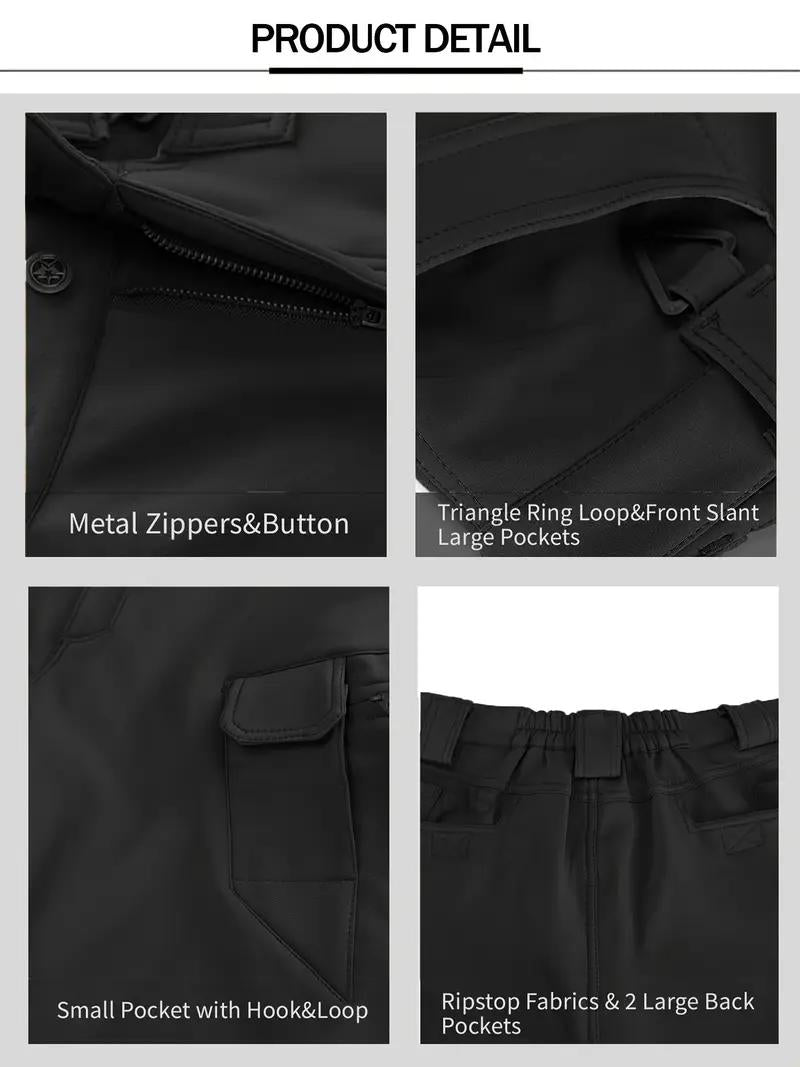 Men's Fleece-Lined Tactical Outdoor Pants