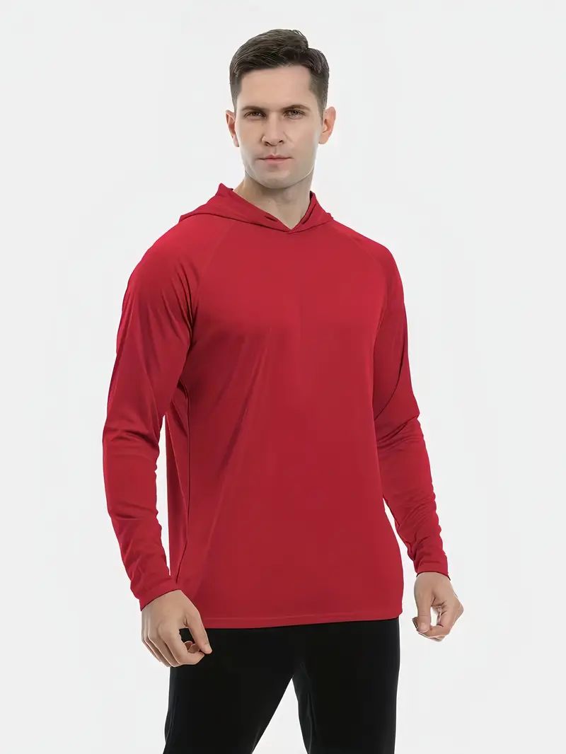 🌟 6 Pieces Hooded Long Sleeve Shirts for Men 🌟