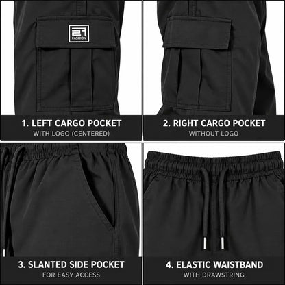 Fabricflora Everyday Utility Cargo Pants