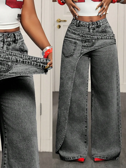Women's Casual Denim Long Pants