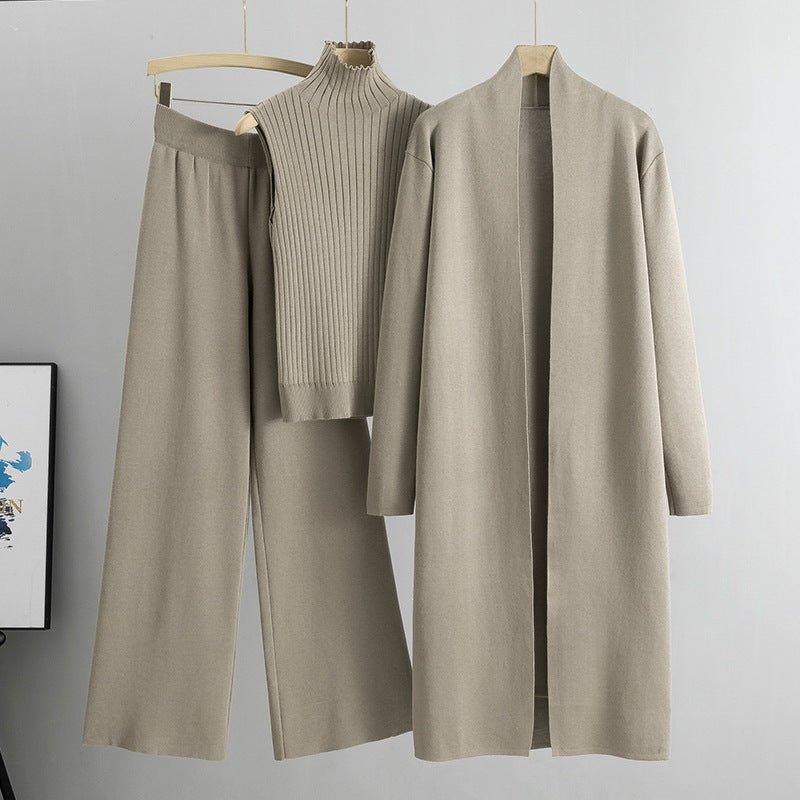 Sweater Set with Sleeveless Vest