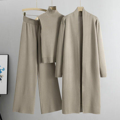 Sweater Set with Sleeveless Vest
