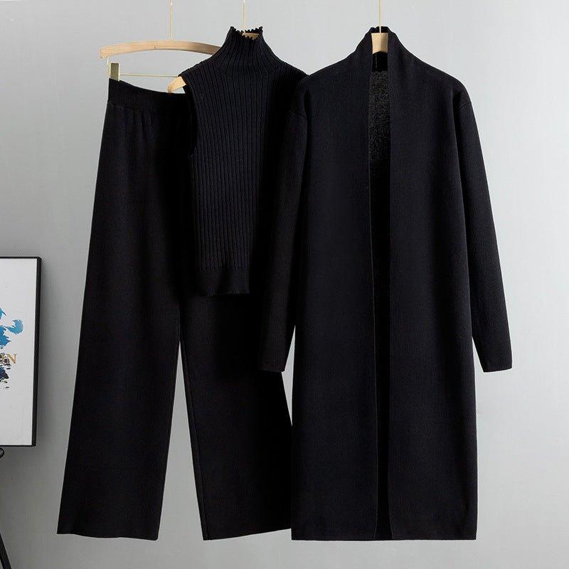 Sweater Set with Sleeveless Vest