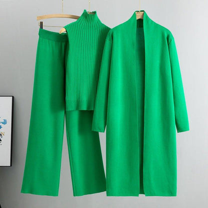 Sweater Set with Sleeveless Vest