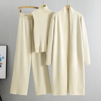 Sweater Set with Sleeveless Vest