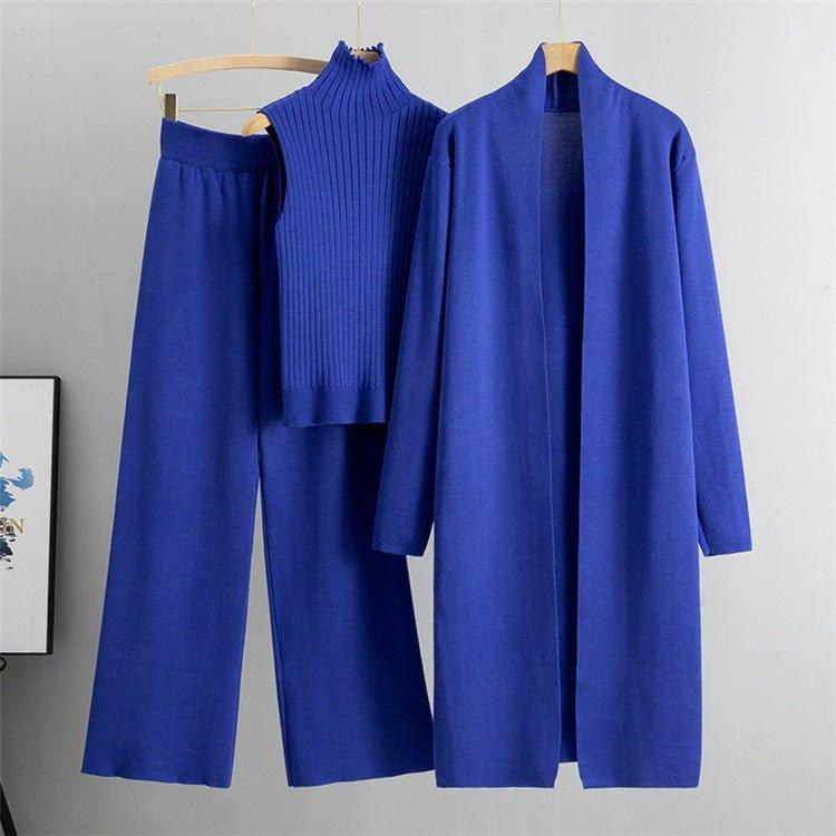 Sweater Set with Sleeveless Vest