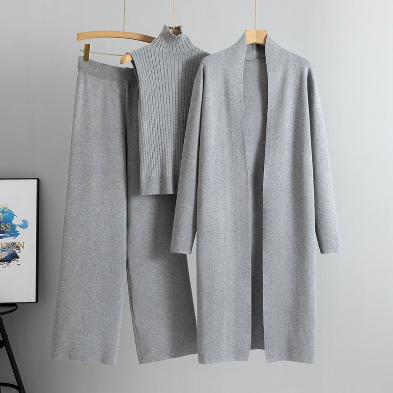 Sweater Set with Sleeveless Vest