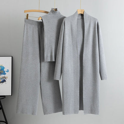 Sweater Set with Sleeveless Vest