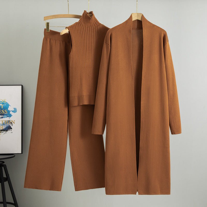 Sweater Set with Sleeveless Vest