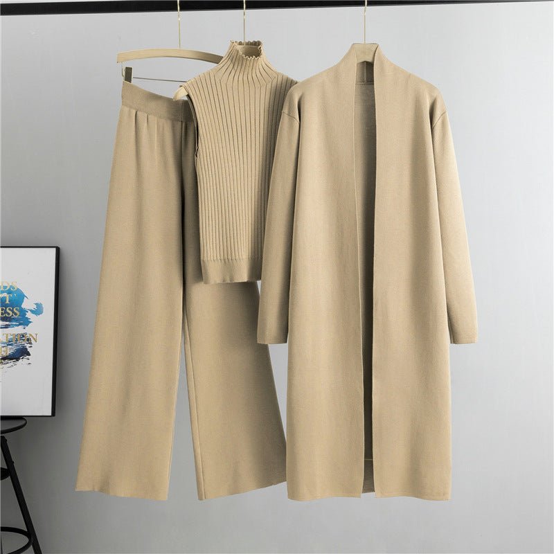 Sweater Set with Sleeveless Vest