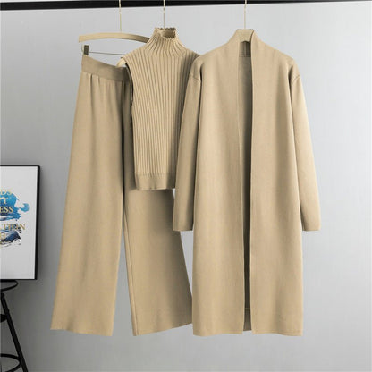 Sweater Set with Sleeveless Vest