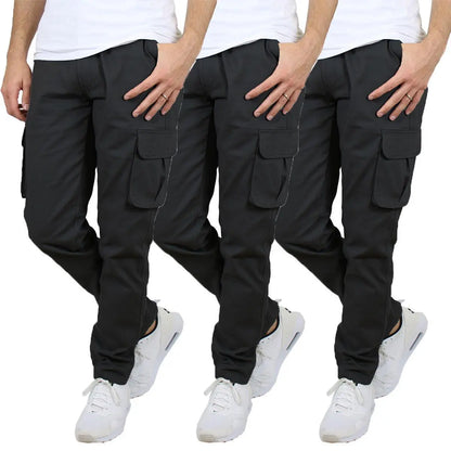 Herren Flex-Stretch Baumwoll-Cargohosen