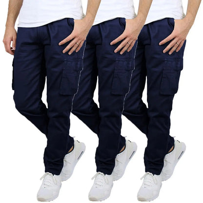 Herren Flex-Stretch Baumwoll-Cargohosen