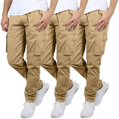 Herren Flex-Stretch Baumwoll-Cargohosen