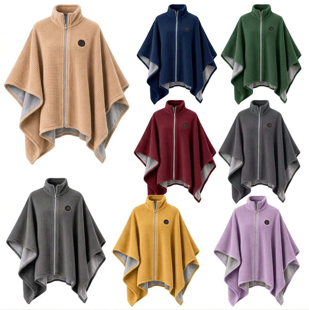 🎃 Halloween Special｜Unisex Wearable Heated Shawl 🔥 3 Heat Levels | Cozy Thermal Wrap for Men & Women