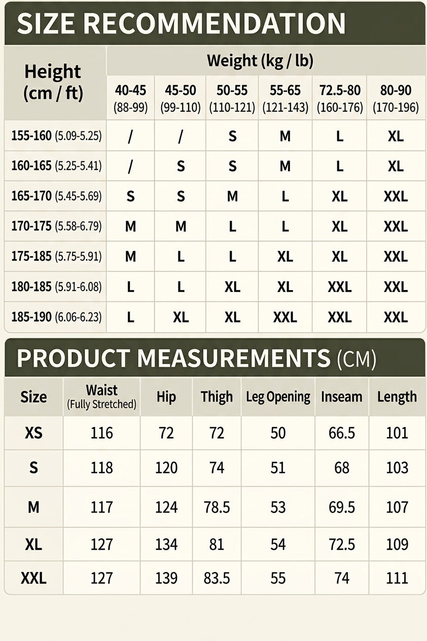Unisex Loose-Fit Hiking Pants - Lightweight Water-Resistant Quick-Dry Outdoor Pants