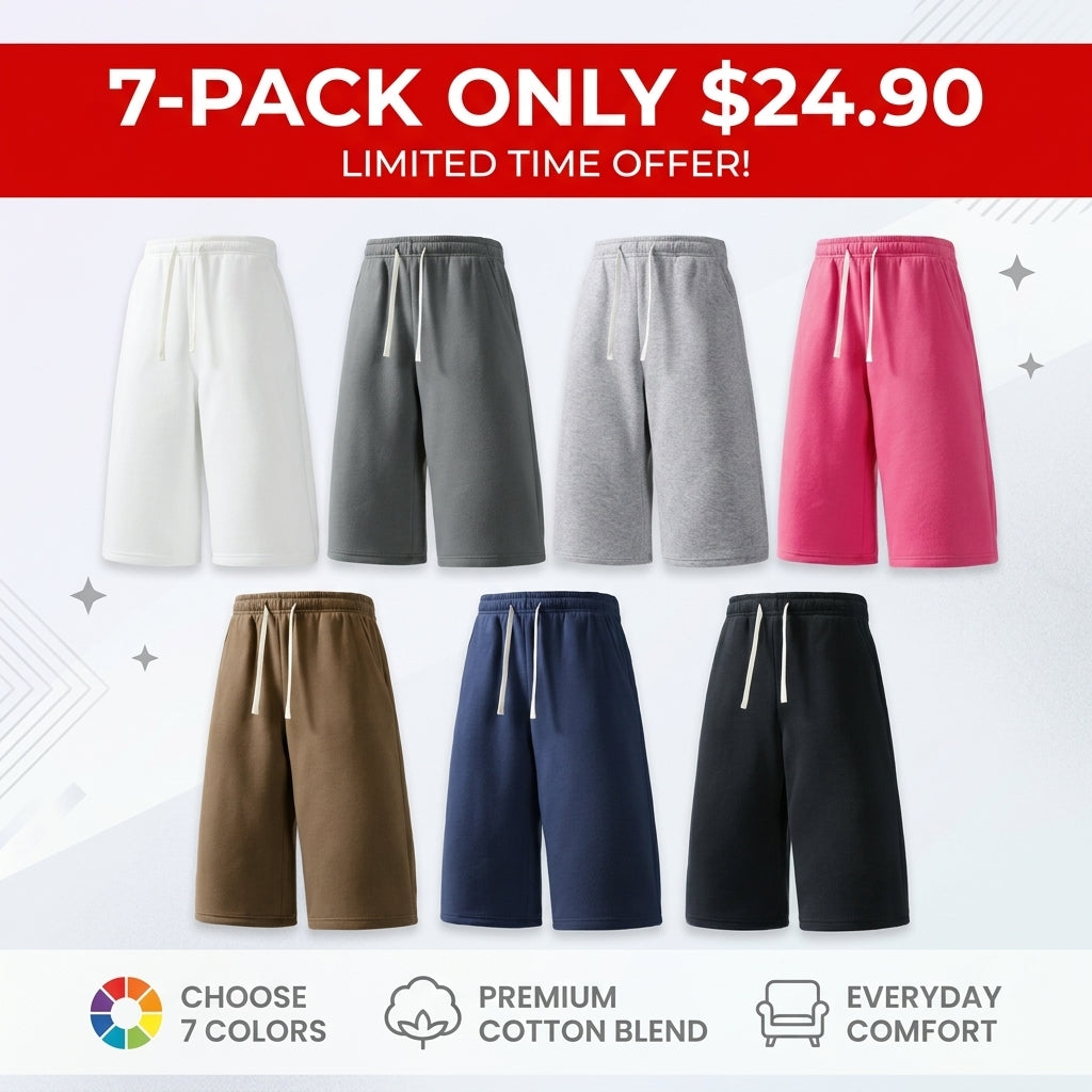 Unisex long athletic shorts, suitable for spring and autumn