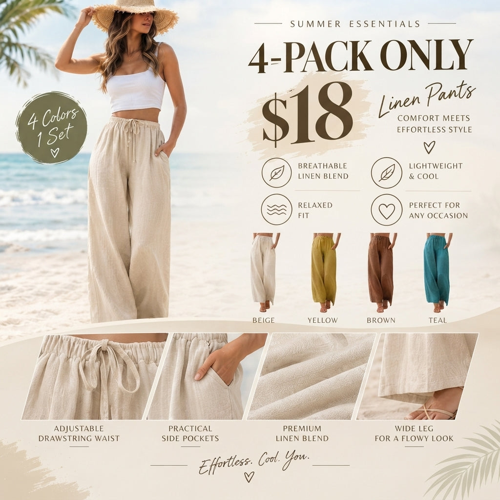 2026 Palazzo Pants for Women - Beach to Street Wide Leg