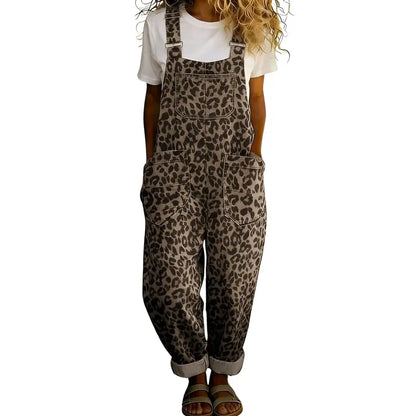 Women's Vintage Denim Overalls – Relaxed Fit
